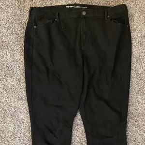 Black high waisted jeans